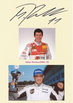 Mike Rockenfeller  Audi  Auto Motorsport  Autogramm Karte  original signiert 