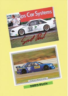 Gerd Ruch   Auto Motorsport  Autogrammkarte  original signiert 