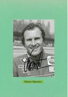 Dieter Quester  BMW  Auto Motorsport  Autogramm Foto  original signiert 