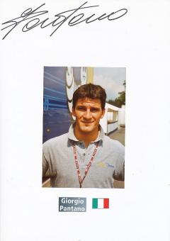 Giorgio Pantano  Italien Formel 1  Auto Motorsport  Autogramm Karte  original signiert 