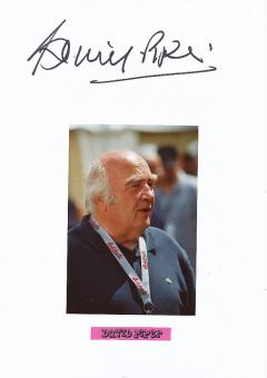 David Piper  GB   Formel 1  Auto Motorsport  Autogramm Karte  original signiert 