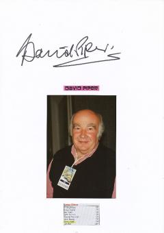 David Piper  GB   Formel 1  Auto Motorsport  Autogramm Karte  original signiert 