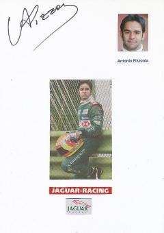 Antonio Pizzonia  Brasilien  Formel 1  Auto Motorsport  Autogramm Karte  original signiert 