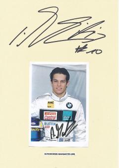 2  x  Alexandros Margaritis  BMW  Auto Motorsport  Autogrammkarte + Karte  original signiert 