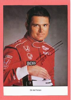 Gil de Ferran  USA  Indy Car Auto Motorsport  Autogrammkarte  original signiert 