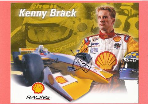 Kenny Bräck  Indy Car Auto Motorsport  Autogrammkarte  original signiert 