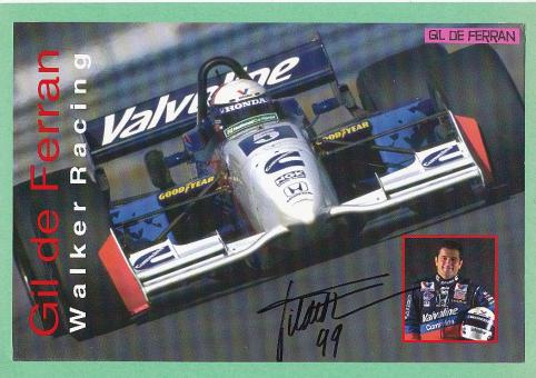 Gil De Ferran  Indy Car Auto Motorsport  Autogrammkarte  original signiert 