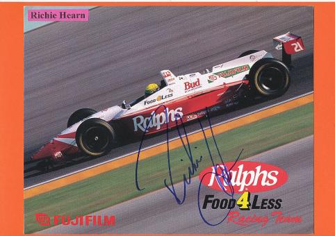 Richie Hearn  Indy Car Auto Motorsport  Autogrammkarte  original signiert 