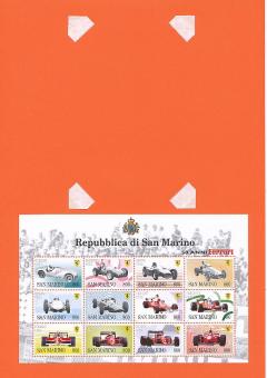 50 Jahre Ferrari San Marino  Briefmarken Kleinbogen 