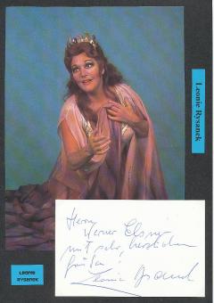 Leonie Rysanek † 1998  Oper Klassik Musik Autogramm Karte original signiert 