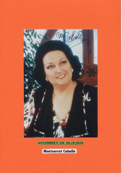 Montserrat Caballe † 2018  Oper Klassik Musik Autogramm Foto original signiert 