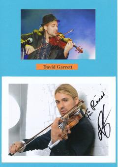 David Garrett  Geiger  Klassik Musik Autogramm Foto original signiert 