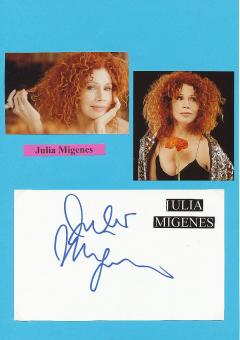 Julia Migenes  USA  Oper  Klassik Musik Autogramm Karte original signiert 
