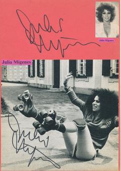 2  x  Julia Migenes  USA  Oper  Klassik Musik Autogramm Bild + Karte original signiert 