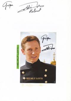 2  x  Helmut Lotti  Oper  Klassik Musik Autogrammkarte + Karte original signiert 