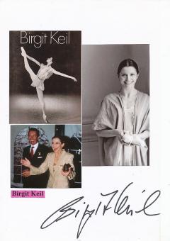 Birgit Keil  Tänzerin + Primaballerina  Autogramm Karte original signiert 