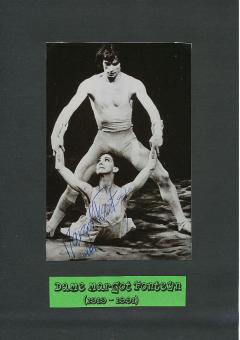 Dame Margot Fonteyn † 1991  Ballett Tänzerin  Autogramm Foto original signiert 