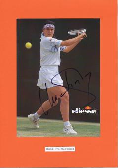 Conchita Martinez  Spanien  Tennis Autogrammkarte original signiert 