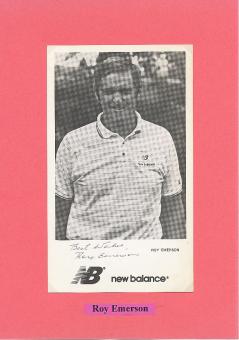Roy Emerson  Australien  Tennis Autogrammkarte original signiert 