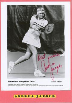 Andrea Jaeger  USA  Tennis Autogramm Foto original signiert 