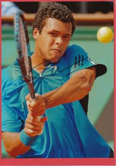 Jo Wilfred Tsonga  Frankreich  Tennis Autogramm Foto original signiert 