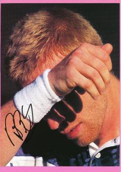 Boris Becker  Tennis Autogramm Bild original signiert 