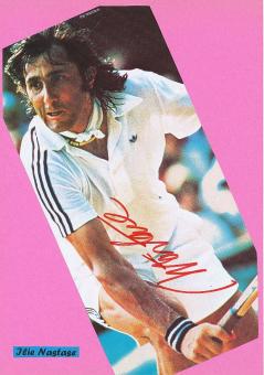 Ilie Nastase  Rumänien  Tennis Autogramm Bild original signiert 