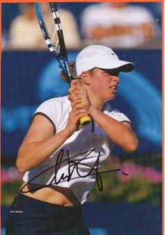 Kim Clijsters  Belgien  Tennis Autogramm Bild original signiert 