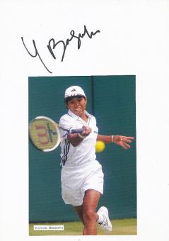 Yayuk Basuki  Indonesien  Tennis Autogramm Karte original signiert 