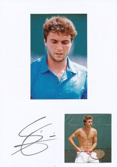 Gilles Simon  Frankreich  Tennis Autogramm Karte original signiert 