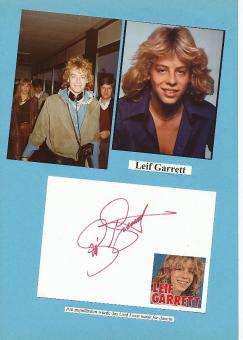 Leif Garrett   Musik Autogramm Karte original signiert 