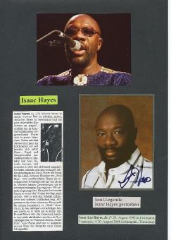 Isaac Hayes † 2008  USA Musik Autogramm Foto original signiert 
