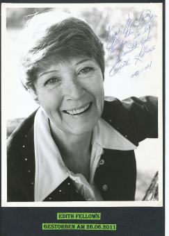 Edith Fellows † 2011  USA   Film + TV  Autogramm Foto original signiert 