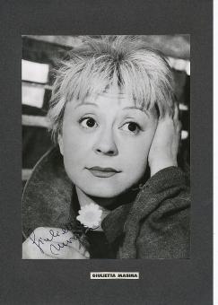 Giulietta Masina † 1994  Italien  Film + TV  Autogramm Foto original signiert 