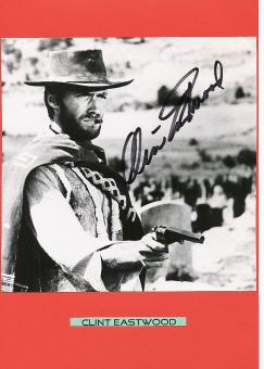 Clint Eastwood  USA  Film + TV  Autogramm Foto  original signiert 