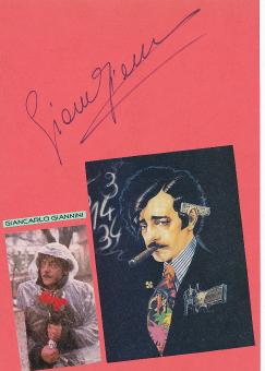 Giancarlo Giannini  Italien   Film + TV Autogramm Karte original signiert 