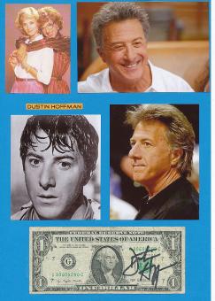 Dustin Hoffman  Film & TV Autogramm Geldschein original signiert 