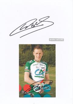 2  x  Bradley Wiggins  GB  Tour de France Sieger 2012 &  5  x  Olympia Sieger  Radsport Autogrammkarte + Karte original signiert 