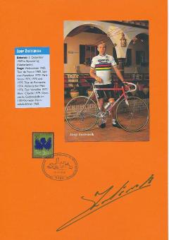 2  x  Joop Zoetemelk  NL  Tour de France Sieger 1980  Radsport Autogrammkarte + Karte original signiert 