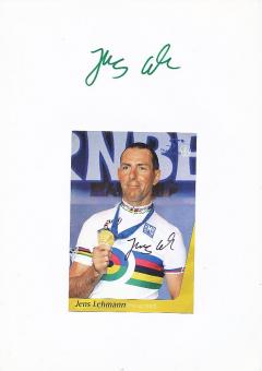 2  x  Jens Lehmann  Radsport Autogrammkarte + Karte original signiert 