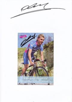 2  x  Damiano Cunego  Italien  Radsport Autogrammkarte + Karte original signiert 