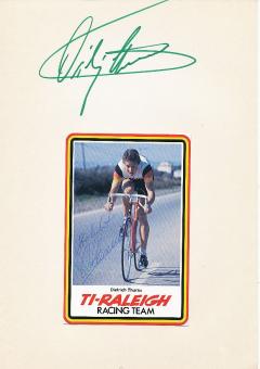 2  x  Dietrich Thurau   Radsport Autogrammkarte + Karte original signiert 