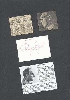 Kasimir Edschmid † 1966  Schriftsteller  Literatur Karte original signiert 
