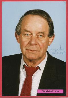 Siegfried Lenz † 2014  Schriftsteller  Literatur Autogramm Foto original signiert 