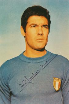 Sandro Salvadore † 2007 Italien Europameister EM 1968  Fußball Autogramm 30 x 20 cm Foto original signiert 