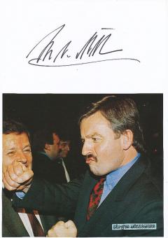 Jürgen Möllemann † 2003  FDP  Politik Karte original signiert 