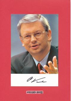 Roland Koch  CDU  Politik 14 x 20 cm  Autogrammkarte original signiert 