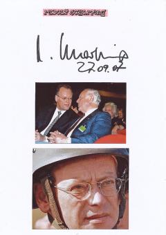 Rudolf Scharping  Politik Autogramm Karte original signiert 