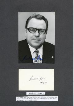 2  x  Michael Kohl † 1981  DDR  Politik Autogrammkarte + Karte original signiert 