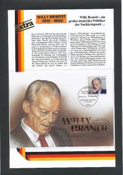 80. Geburtstag Willy Brandt  Erstagsblatt 